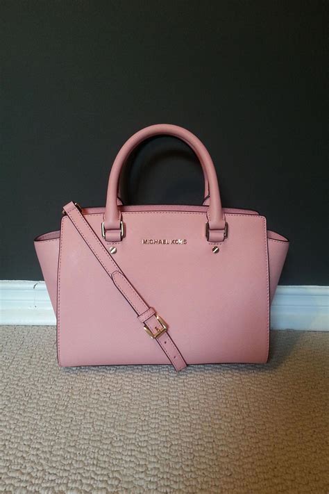 michael kors handbags pink and tan|michael kors pink hand bag.